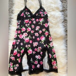 Pink Floral slip dress